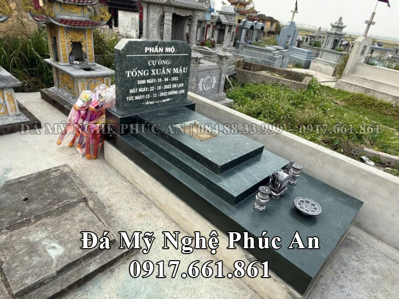 Xây Mộ - sửa Mộ và đặt Mộ bằng Mộ granite đẹp, sang trọng