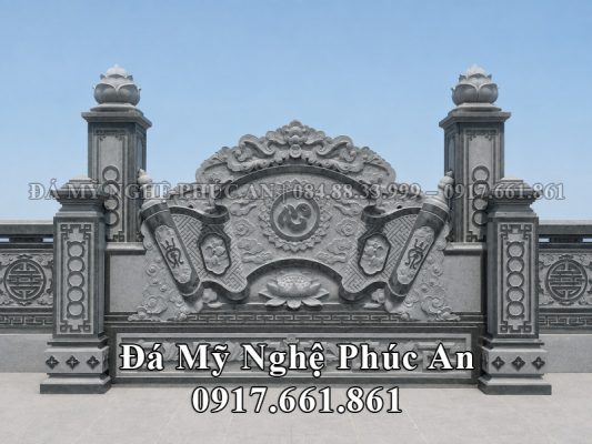 Mau Binh Phong Da Hoa van Chu Tam Bong Sen
