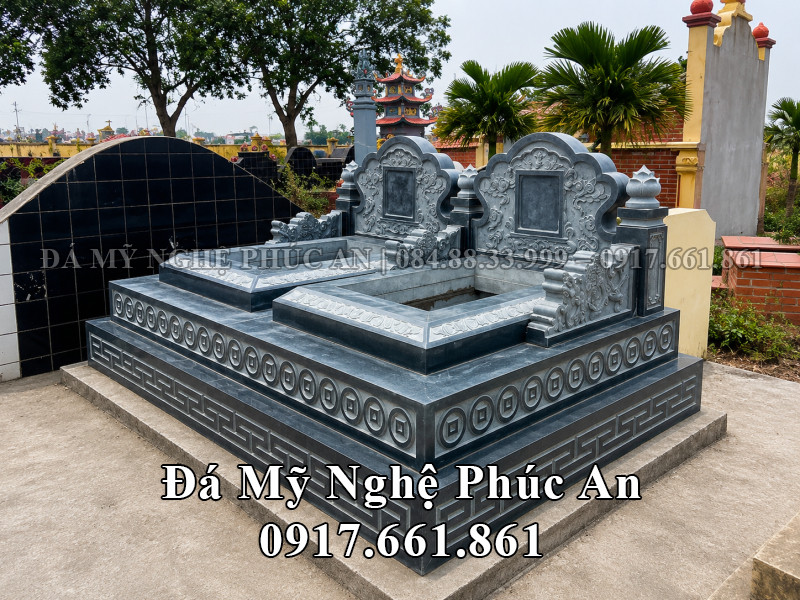 Mẫu Mộ đá đôi đẹp cho Bố Mẹ - Xây Mộ đôi uy tín tại Ninh Bình 4 Mẫu Mộ đá đôi đẹp cho Bố Mẹ - Xây Mộ đôi uy tín tại Ninh Bình